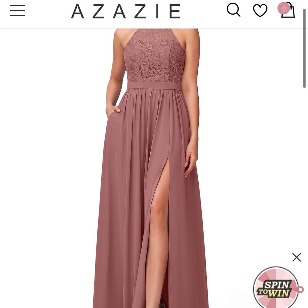 Azazie Emilia Desert Rose size A0